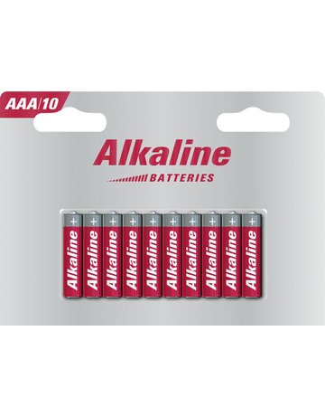 Batteries Alkaline Micro AAA/LR03 10er Blister
