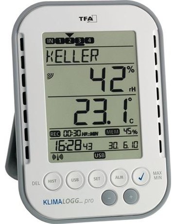 Bild Thermo-Hygrometer H137xB98xT26mm Ku. - TFA Dostmann-0