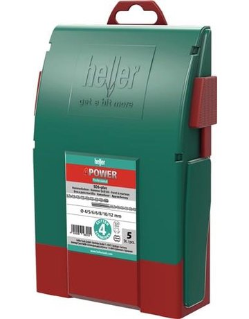 Bild Hammerbohrer-Satz SDS-plus 4POWER 7tlg. 5-12mm heller-0