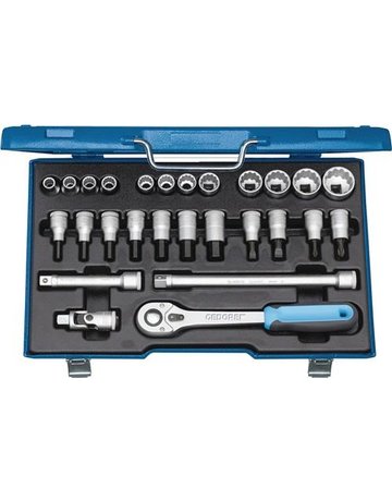 Bild Steckschlüssel-Garnitur 1/2"" D19IMU-10 27-teilig Gedore-0