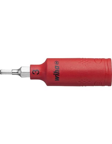 Schraubendrehereinsatz 1/4"" Innensechsk ant VDE 3x65mm Wiha