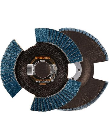 Lamellenschleifscheibe VISION PRO 115mm K 80 Rhodius