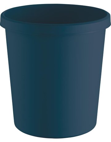 Papierkorb 18 l blau 331mm recycling K-S toff - helit