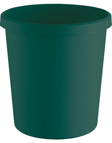 Papierkorb 18 l grün 331mm recycling K-S toff - helit