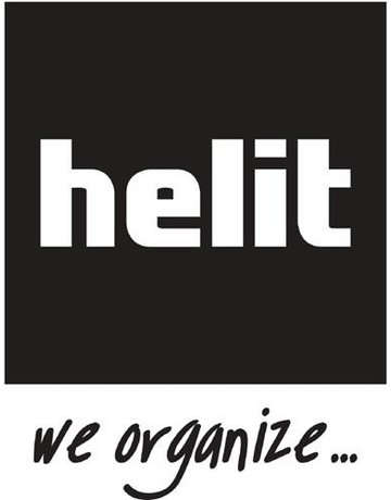 Bild Papierkorb 30 l 405 mm lichtgrau helit-1
