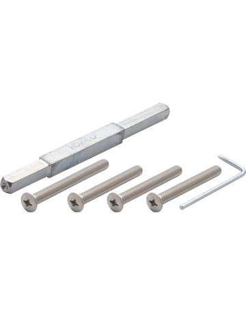 Befestigungsset GR/GR-SB-VLL-RDC M6, VK 8/10/8x180,TS 96-106,ER-Optik - HOPPE