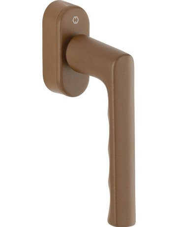 Fenstergriff Hamburg 0700/UD9020 7/32-42,sandbr. - HOPPE