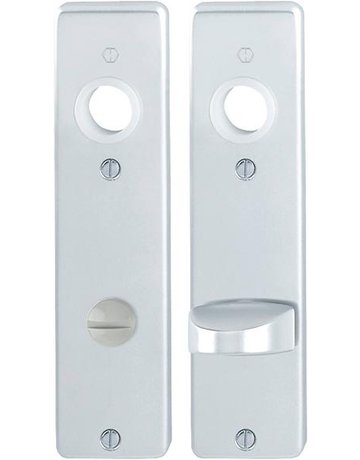 Kurzschildpaar 202KP/AP eckig o.No,WC/S 78/8,TS 40.F1 - HOPPE
