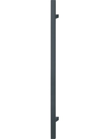 HOPPE Stoßgriff E5726, BA 900mm, L 1.200mm, Durchmesser 40mm, verdeckt verschraubt, schwarz matt