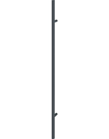 HOPPE Stoßgriff E5011, BA 1.000mm, L 1.400mm, Durchmesser 30mm, verdeckt verschraubt, schwarz matt