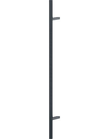 HOPPE Stoßgriff E5724, BA 1.300mm, Breite 109mm, L 1.800mm, Durchmesser 40mm, verdeckt verschraubt, schwarz matt