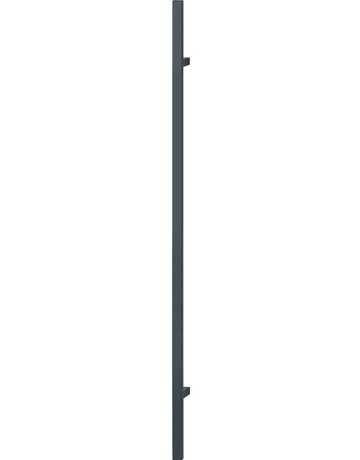 HOPPE Stoßgriff E5726, BA 1.300mm, L 1.800mm, Durchmesser 40mm, verdeckt verschraubt, schwarz matt