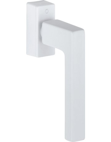 Drehkipp-Fenstergriff, Austin 0769/UD9024, mit eckiger Rosette, Vierkant 7x 20-30, verkehrsweiß - HOPPE