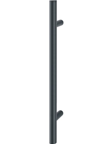 HOPPE Stoßgriff E5011, BA 400mm, L 600mm, Durchmesser 30mm, verdeckt verschraubt, schwarz matt