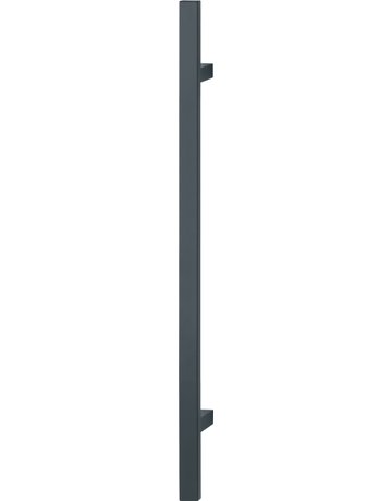 HOPPE Stoßgriff E5726, BA 700mm, L 1.000mm, Durchmesser 40mm, verdeckt verschraubt, schwarz matt