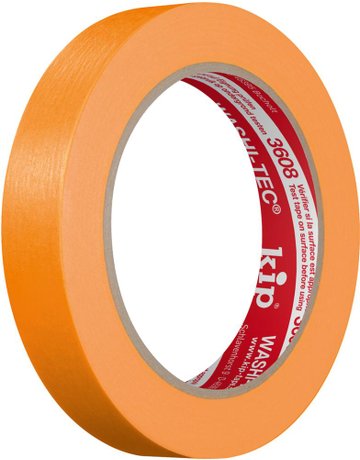 Kip WASHI-TEC STANDARD Goldkrepp orange 18 mm x 50 m