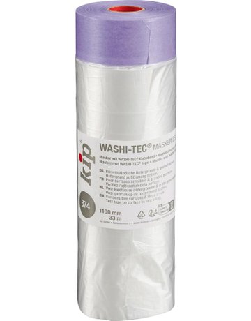 374 WASHI-TEC Masker Delicate, lila 1100 mm x 33m - Kip
