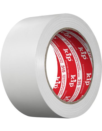 319 PVC-Schutzband glatt weiß 50mmx33m - Kip