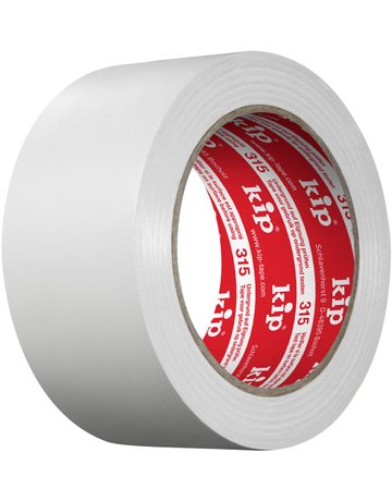 320 PVC-Schutzband glatt weiß 75mmx33m - Kip