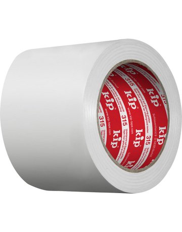 321 PVC-Schutzband glatt weiß 100mmx33m - Kip