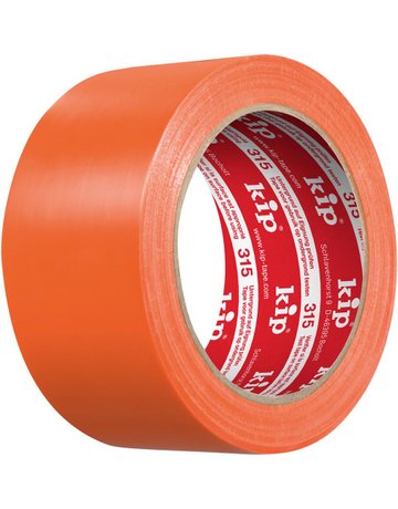 323 PVC-Schutzband glatt orange 50mmx33m - Kip