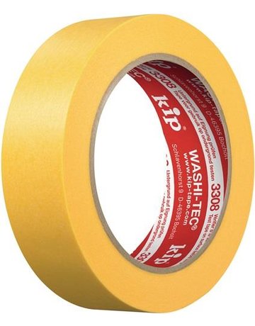 Bild 3308 WASHI-TEC PREMIUM PLUS - gelb Goldk repp 18mmx50m - Kip-0
