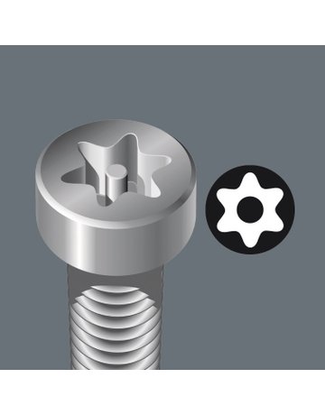 Bild Bit 1/4" DIN3126 C6,3 T25 x 25 mm Bohrung - Wera-1