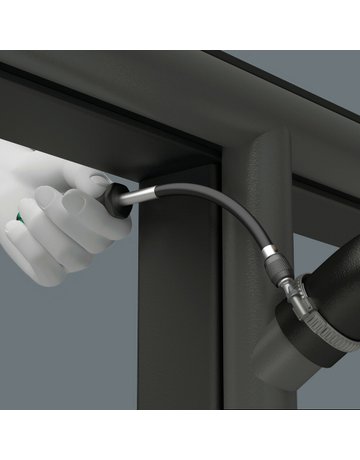 Bild Bit-Handhalter mit Schnellwechselfutter und flexiblem Schaft 1/4" Wera-1