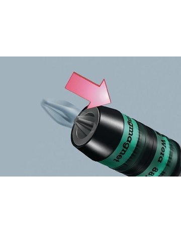 Bild Bithalter Rapidaptor 1/4" für 1/4" Bits Magnet 57mm Ringmagnet Wera-2