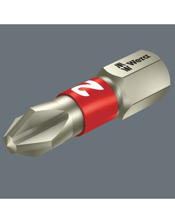 Bild Bit 1/4" DIN3126 C6,3 PH2 x 25 mm rostf. - Wera-2