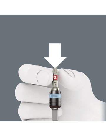 Bild Bithalter Rapidaptor 1/4" für 1/4" Bits 50mm Edelstahl Wera-3