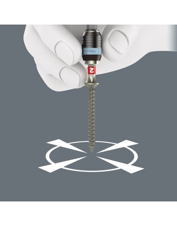 Bild Bithalter Rapidaptor 1/4" für 1/4" Bits 50mm Edelstahl Wera-6