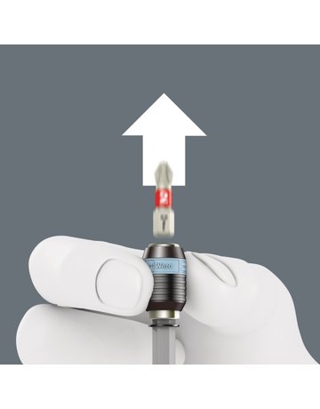 Bild Bithalter Rapidaptor 1/4" für 1/4" Bits 50mm Edelstahl Wera-4