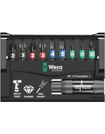 Bild Bit-Satz Bit-Check 10 Impaktor 1 Wera-1