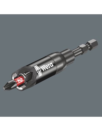 Bild Bithalter Impaktor 1/4" für 1/4" Bits Sprengring + Magnet 75mm Wera-2