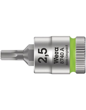Bild Schraubendrehereinsatz 1/4"" Innensechskant 2,5 x 28 mm - Wera-0