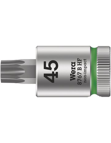 Bild Schraubendrehereinsatz mit Haltefkt. 3/8"" T45 x 38,5 mm - Wera-0