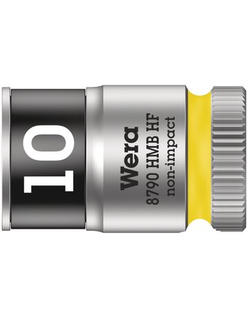 Bild Steckschlüsseleinsatz 6-kant 3/8"" 10 mm m. Haltefkt. - Wera-0