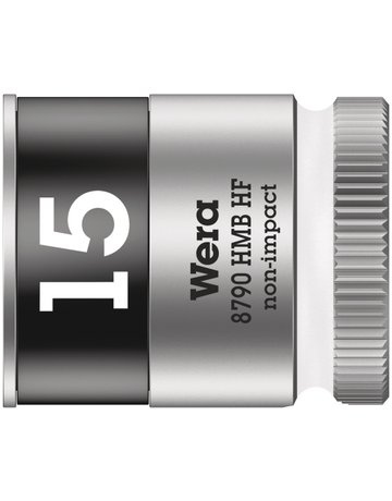 Bild Steckschlüsseleinsatz 6-kant 3/8"" 15 mm m. Haltefkt. - Wera-0