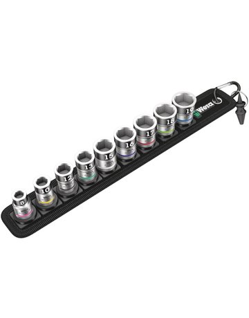 Bild Steckschlüsseleinsatz- Satz 3/8"" m. Haltefkt. 10-tlg. - Wera-0