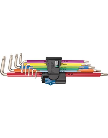 Bild Winkelschraubendreher- Satz lang 9-tlg. T8-T40 Edelstahl Color W - Wera-0