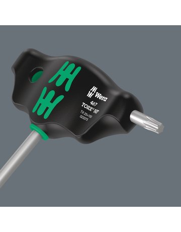 Bild T-Griff-Schraubendreher T8 x 100 mm Haltefkt. und Seitenabtrieb - Wera-4