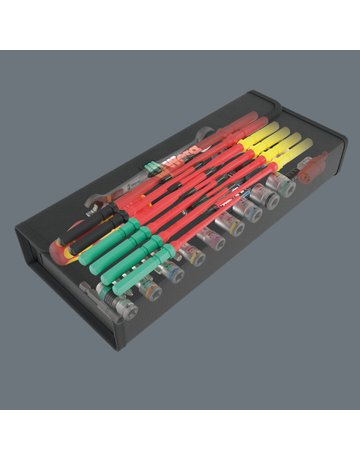 Bild Werkzeugsortiment W2 Wartung 35-tlg. in Te x tilbo x - Wera-8