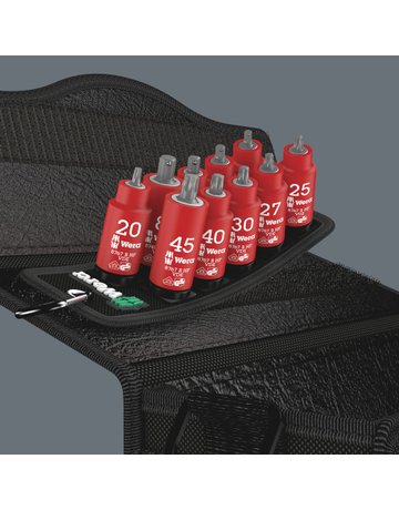 Bild Schraubendreher-Einsatz- Garnitur 3/8"" VDE T20-45 und I-6kt. 4-8 mm - Wera-9