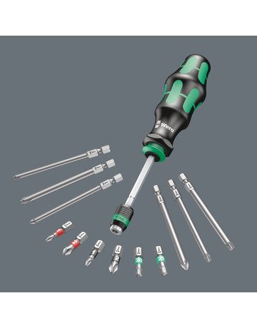 Bild Magazin-Bithalter-Satz Kraftform Kompakt 20 Toolfinder 13-tlg. - Wera-3