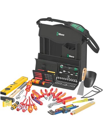 Bild Werkzeugsortiment E1 Elektriker 73-tlg. in Te x tilbo x - Wera-0