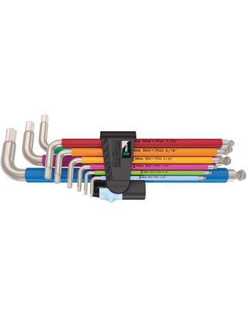 Bild Winkelschlüsselsatz Multicolour Imperial 3950/9 Hex-Plus Wera-0