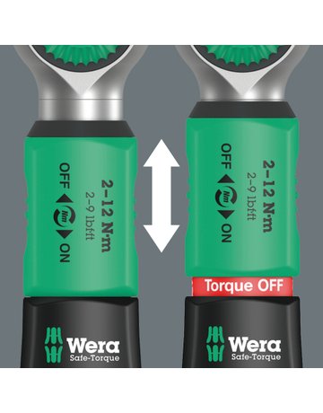 Bild Drehmomentschlüssel Safe-Torque 2-12 Nm 1/4"" Bitaufnahme - Wera-4