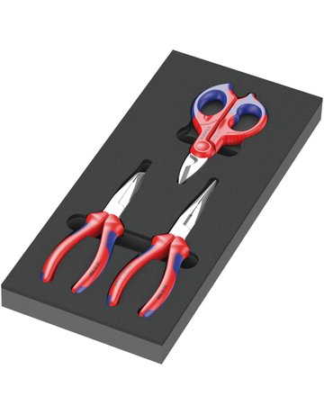 Bild Werkzeugmodul 1/3 KNIPEX Zangen Set 2 - Wera-0