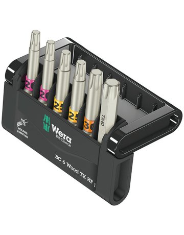 Bild Bit-Satz Bit-Check 6 Wood T x  HF 1 - Wera-0